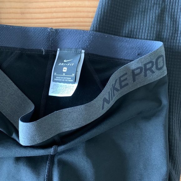 Nike Pro Dri Fit Exercise Leggings - Picture 4 of 6